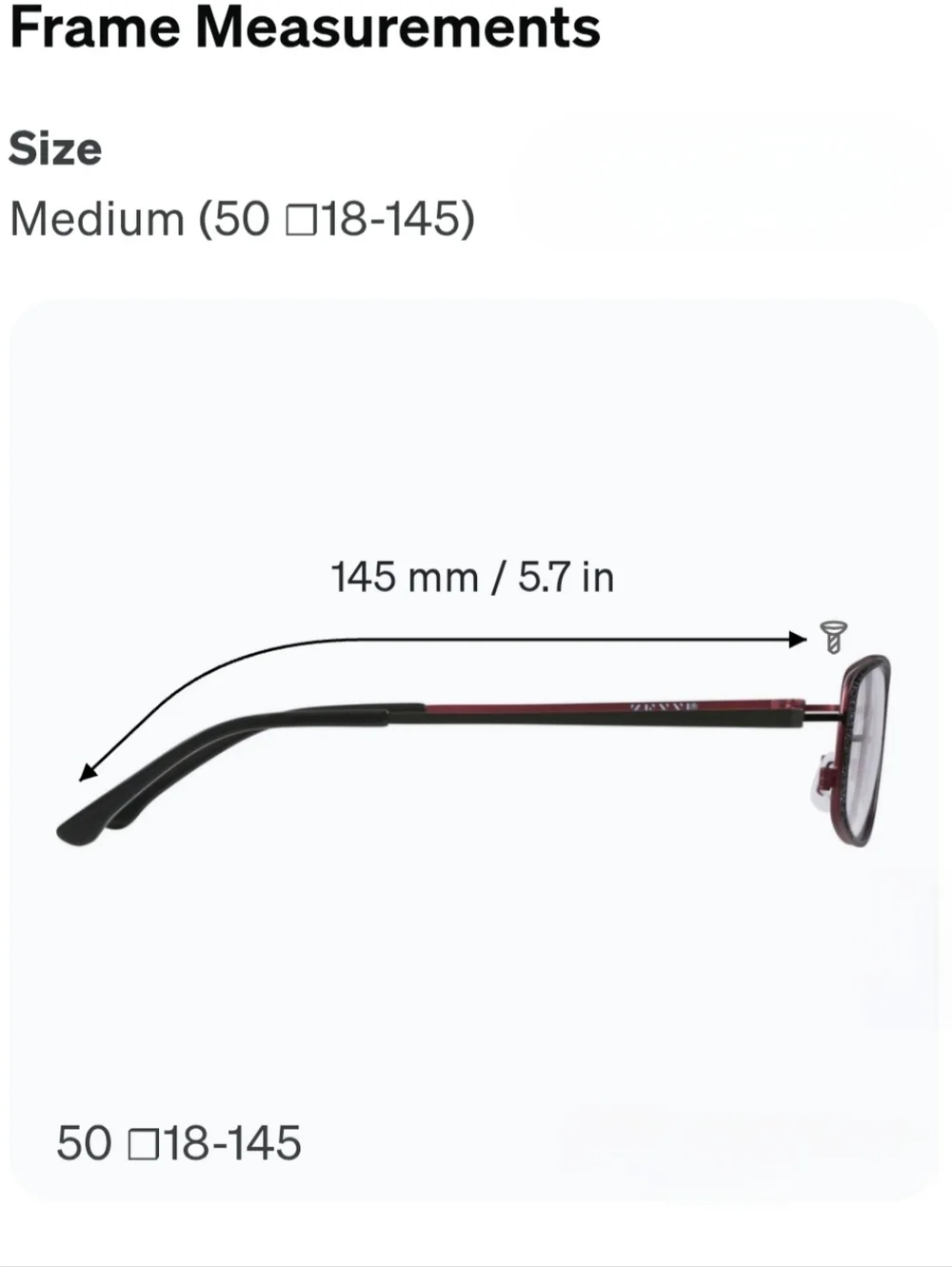 Zenni Rectangle Glasses Frames Black/Burgundy Cutout Scroll  - Retired / Rare